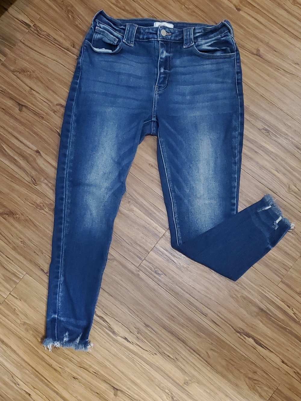 KanCan Women’s Dark Blue Stretch Skinny Jeans